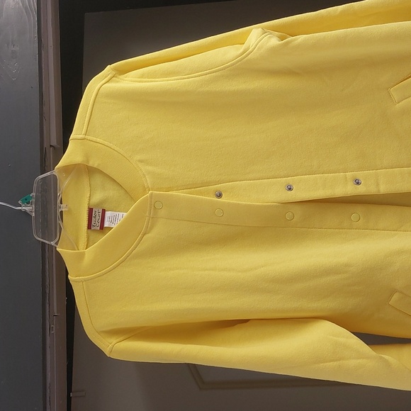 Fleece snap close sweat shirt sz L - Picture 3 of 14